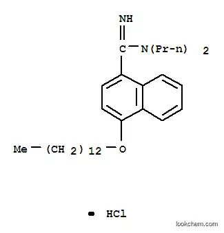 N,N-디프로필-4-트리데실옥시나프타미딘 염산염