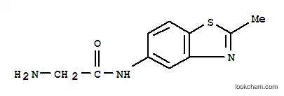 아세트아미드, 2-아미노-N-(2-메틸-5-벤조티아졸릴)-(9CI)
