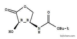 카르밤산, [(3R,4R)-테트라히드로-4-히드록시-5-옥소-3-푸라닐]-, 1,1-