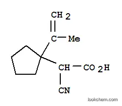 시클로 펜탄 아세트산,-알파-시아 노 -1- (1- 메틸에 테닐)-(9CI)