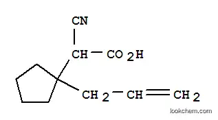 사이클로펜탄아세트산, -알파-시아노-1-(2-프로페닐)-(9CI)
