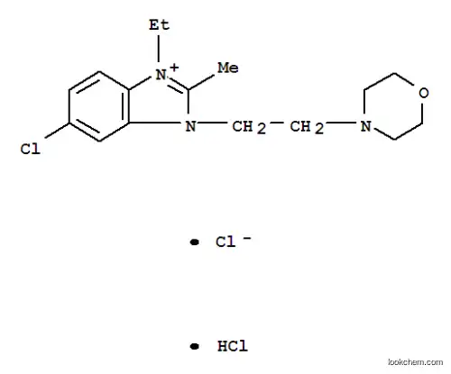 5-クロロ-1-エチル-2-メチル-3-(2-モルホリノエチル)-1H-ベンゾイミダゾール-3-イウム?クロリド?塩酸塩