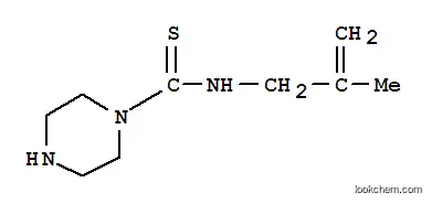 1-피페라진카르보티오아미드, N-(2-메틸-2-프로페닐)-(9CI)