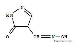 1H-피라졸-4-카르복스알데히드, 4,5-디히드로-5-옥소-, 4-옥심 (9CI)