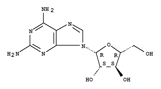 2,6-Diamino-9-(b-D-arabinofuranosyl)purine