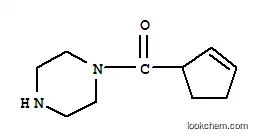 피페라진, 1-(2-시클로펜텐-1-일카르보닐)-(9CI)