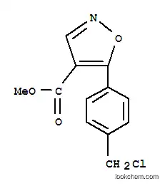 4-이속사졸카르복실산,5-[4-(클로로메틸)페닐]-,메틸에스테르(9CI)