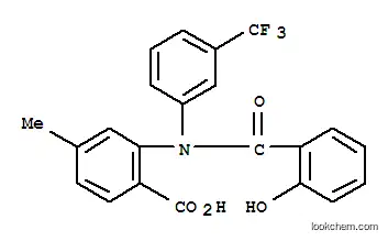 벤조산, 2-[(2-히드록시벤조일)[3-(트리플루오로메틸)페닐]아미노]-4-메틸-