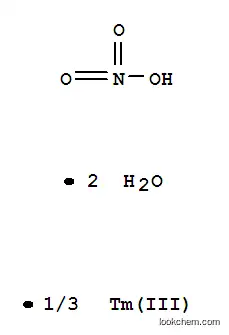 툴륨 (+3) 양이온 삼 질산염 XNUMX 수화물