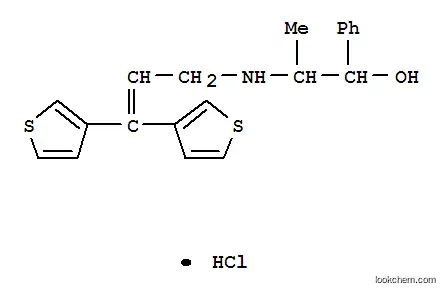 알파-[1-[(3,3-디-3-티에닐알릴)아미노]에틸]벤질 알코올 염산염