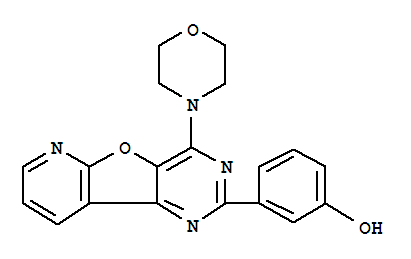 PI-103;Phenol,3-[4-(4-morpholinyl)pyrido[3',2':4,5]furo[3,2-d]pyrimidin-2-yl]-