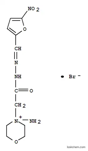모르폴리늄, 아미노(((5-니트로푸르푸릴리덴)히드라지노)카르보닐메틸)-, 브로마이드