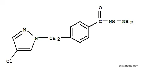 벤조산, 4-[(4-클로로-1H-피라졸-1-일)메틸]-, 히드라지드(9CI)