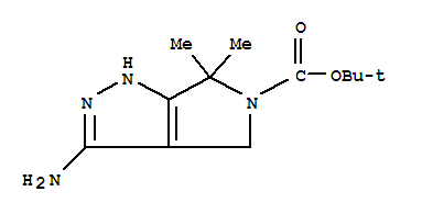 TERT-BUTYL3-AMINO-6,6-DIMETHYL-4,6-DIHYDROPYRROLO[3,4-C]PYRAZOLE-5(1H)-CARBOXYLATE
