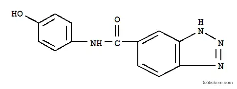 1H-벤조트리아졸-5-카르복사미드, N-(4-히드록시페닐)-(9CI)