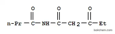 펜탄아미드, 3-옥소-N-(1-옥소부틸)-