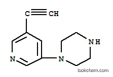 피페라진, 1-(5-에티닐-3-피리디닐)-(9CI)