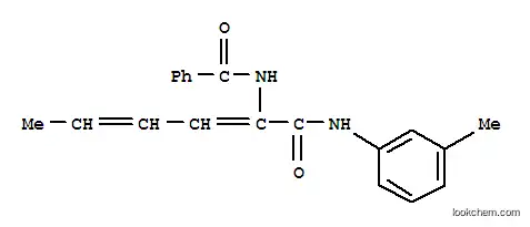 벤즈아미드, N-[1-[[(3-메틸페닐)아미노]카르보닐]-1,3-펜타디에닐]-(9CI)