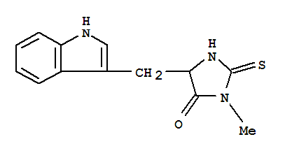 Necrostatin-1;4-Imidazolidinone,5-(1H-indol-3-ylmethyl)-3-methyl-2-thioxo-