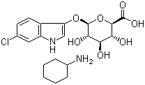 (6-Chloro-3-indolyl)-β-D-glucuronidecyclohexylammoniumsalt
