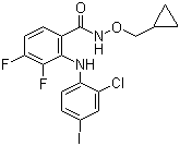 PD184352(CI-1040);2-(2-chloro-4-iodophenylamino)-N-(cyclopropylmethoxy)-3,4-difluorobenzamide