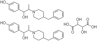 IfenprodilTartrate;1-Piperidineethanol,α-(4-hydroxyphenyl)-β-methyl-4-(phenylmethyl)-,(2R,3R)-2,3-dihydroxybutanedioate(2:1)