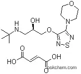 (+)-1-[(1,1-ジメチルエチル)アミノ]-3-[[4-(4-モルホリニル)-1,2,5-チアジアゾール-3-イル]オキシ]-2-プロパノール?(Z)-2-ブテン二酸