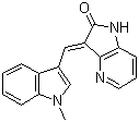 GW441756;2H-Pyrrolo[3,2-b]pyridin-2-one,1,3-dihydro-3-[(1-methyl-1H-indol-3-yl)methylene]-