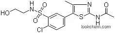 2-クロロ-N-(2-ヒドロキシエチル)-5-[2-(アセチルアミノ)-4-メチル-5-チアゾリル]ベンゼンスルホンアミド