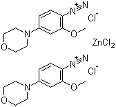 2-Methoxy-4-morpholinobenzenediazoniumchloridezincchloridedoublesalt