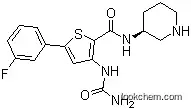 N-[(3S)-ピペリジン-3-イル]-3-ウレイド-5-(3-フルオロフェニル)チオフェン-2-カルボアミド