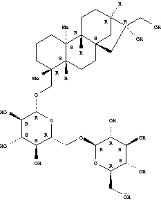 16,17-디히드록시카우란-18-일 6-O-β-D-글루코피라노실-β-D-글루코피라노시드