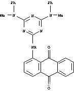 1-[[4,6-ビス(メチルフェニルアミノ)-1,3,5-トリアジン-2-イル]アミノ]-9,10-アントラキノン