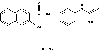 2,3-ジヒドロ-5-(3-ソジオオキシ-2-ナフトイルアミノ)-1H-ベンゾイミダゾール-2-オン