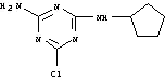 6-클로로-N-사이클로펜틸-1,3,5-트리아진-2,4-디아민