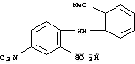 2-[(2-メトキシフェニル)アミノ]-5-ニトロベンゼンスルホン酸