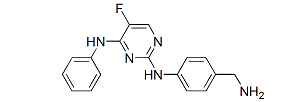 N2-[4-(Aminomethyl)phenyl]-5-fluoro-N4-phenylpyrimidine-2,4-diamine
