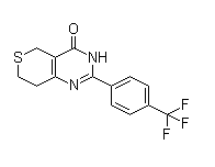 XAV-939;NVP-XAV939;2-(4-(trifluoromethyl)phenyl)-7,8-dihydro-5H-thiopyrano[4,3-d]pyrimidin-4-ol