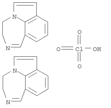 피롤로(3,2,1-jk)(1,4)벤조디아제핀, 3,4-디하이드로-, 과염소산염(2:1)