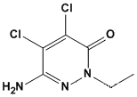 3(2H)-Pyridazinone, 6-amino-4,5-dichloro-2-ethyl-