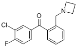 2'-AZETIDINOMETHYL-3- 클로로 -4- 플루오 로벤 조페 논