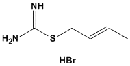 Carbamimidothioic acid, 3-methyl-2-butenyl ester, monohydrobromide