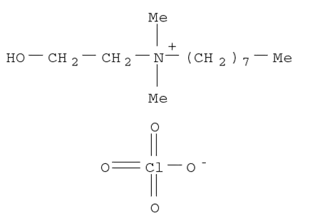 (2-히드록시에틸)디메틸옥틸암모늄 과염소산염