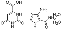 1,2,3,6-テトラヒドロ-2,6-ジオキソ-4-ピリミジンカルボン酸?5-アミノ-1H-イミダゾール-4-カルボアミド