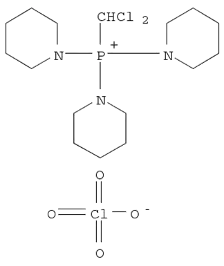 포스포늄, (디클로로메틸)트리피페리디노-, 과염소산염