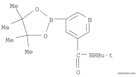 N-tert- 부틸 -5- (4,4,5,5- 테트라 메틸 -1,3,2- 디 옥사 보 롤란 -2- 일) 니코 티나 미드