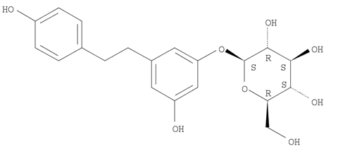 Dihydroresveratrol3-O-glucoside/Glucoside,3-hydroxy-5-(p-hydroxyphenethyl)phenyl