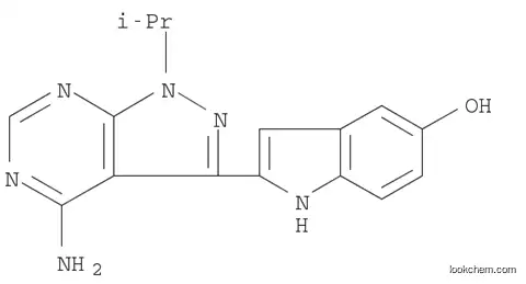 2-(4-アミノ-1-イソプロピル-1H-ピラゾロ[3,4-d]ピリミジン-3-イル)-1H-インドール-5-オール