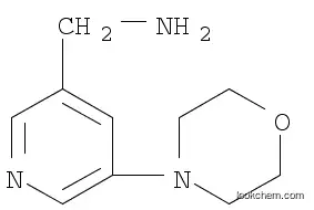 (5-모르폴리노피리딘-3-일)메타나민