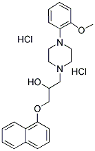 NaftopidilDiHCl;KT-611;1-(4-(2-methoxyphenyl)piperazin-1-yl)-3-(naphthalen-1-yloxy)propan-2-oldihydrochloride